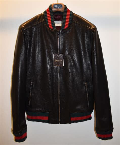 gucci faux leather jacket men|gucci cashmere jacket.